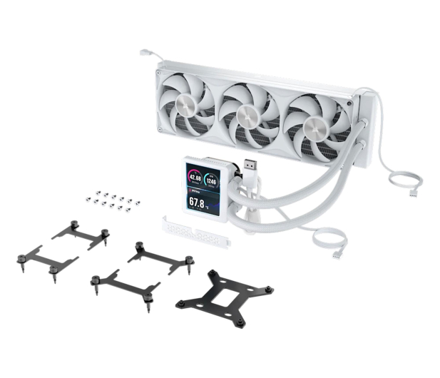 Corsair NAUTILUS II 360 RS LCD 3x120mm White - 1603100 - zdjęcie 3